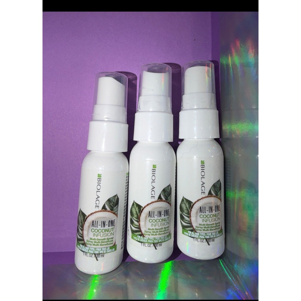 Matrix biolage All in One Coconut Infusion 3 Pack Travel Multi Benefit Spray